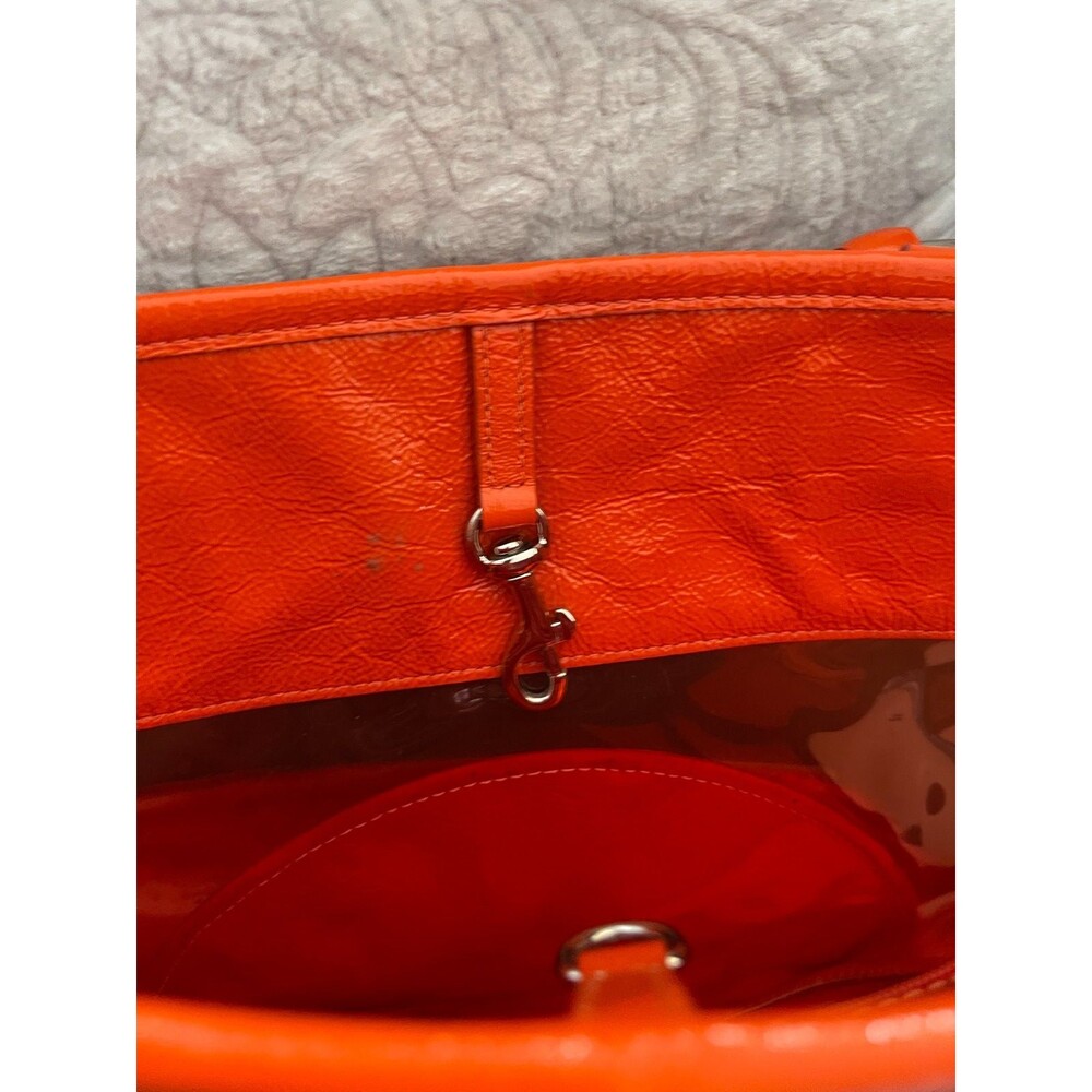 Coach 15021 Transparent Clear Red Tote Colette Rare Plastic Beach Bag - Picture 7 of 7
